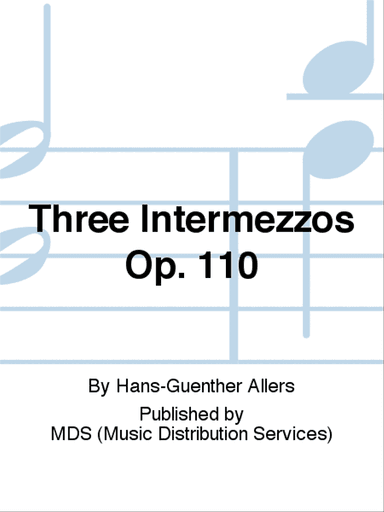 Three Intermezzos op. 110