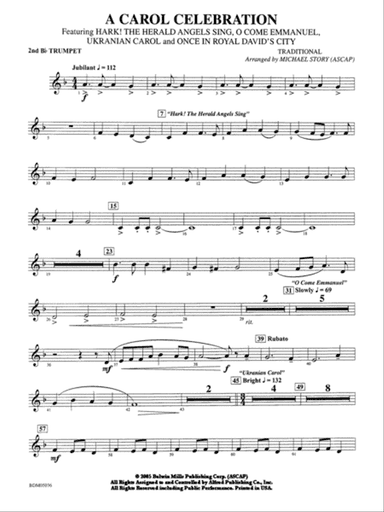 A Carol Celebration: 2nd B-flat Trumpet