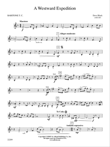 A Westward Expedition: Baritone T.C.
