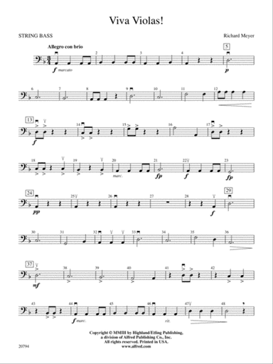 Viva Violas!: String Bass