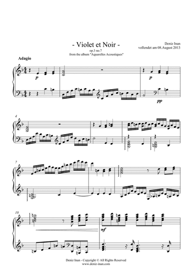 op3 no7 - Violet et Noir