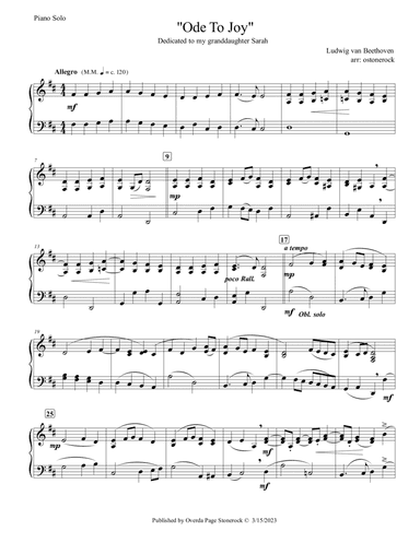 Ode To Joy
