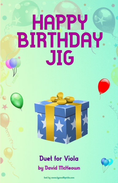 Happy Birthday Jig for Viola Duet