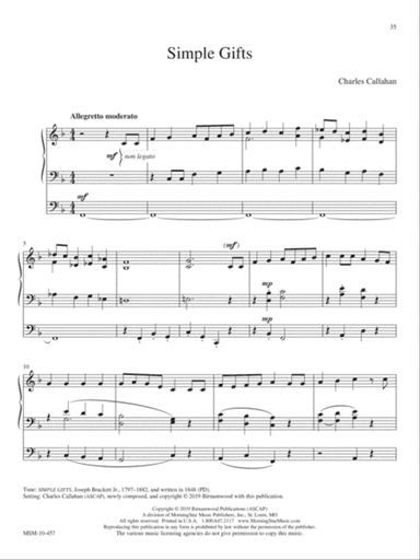 Simple Gifts (Shaker Melody/Shaker Song/Shaker Tune) (Downloadable)