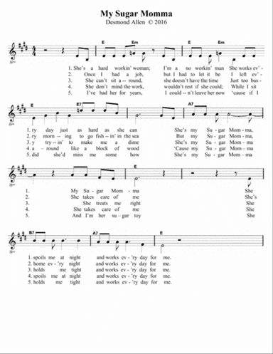 My Sugar Momma by Desmond Allen