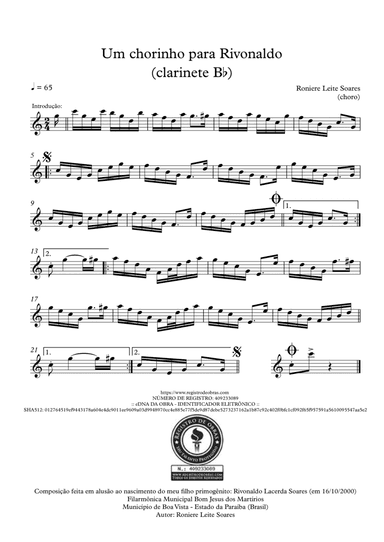 Um chorinho para Rivonaldo