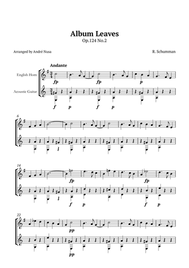Album Leaves Op.124 No.2