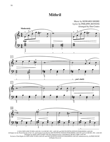 Mithril (from The Hobbit: The Battle of the Five Armies) (arr. Dan Coates)