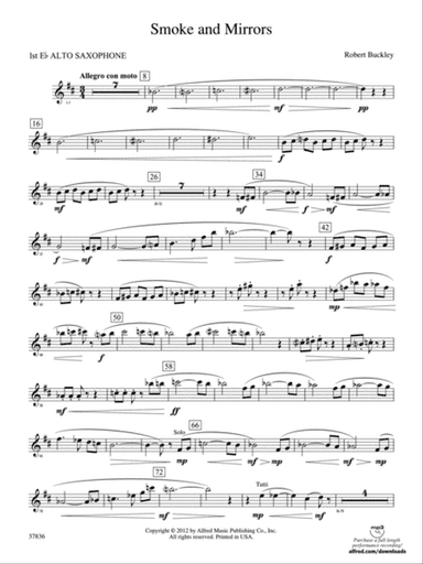 Smoke and Mirrors: E-flat Alto Saxophone