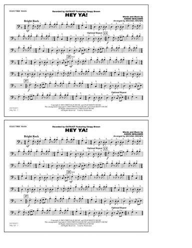 Hey Ya! (arr. Michael Brown) - Electric Bass