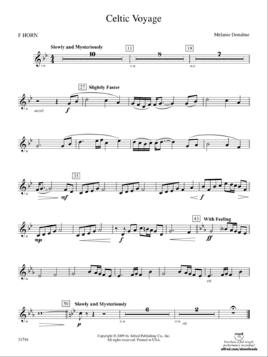 Celtic Voyage: 1st F Horn