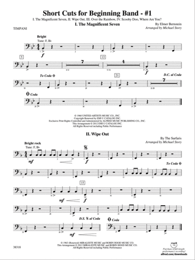 Short Cuts for Beginning Band -- #1: Timpani