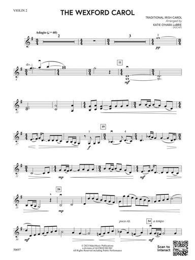 The Wexford Carol: 2nd Violin