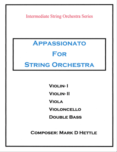 Appassionato For String Orchestra