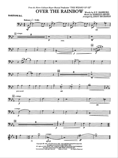 Over the Rainbow: Baritone B.C.