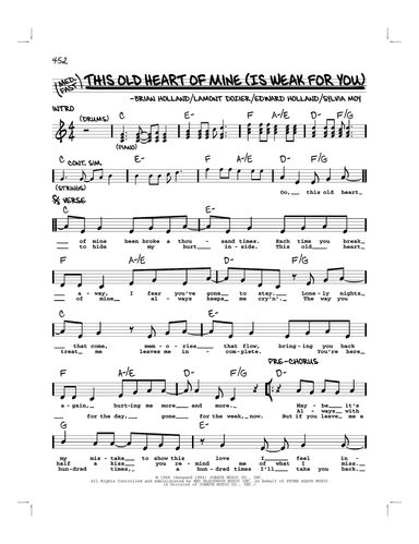 This Old Heart Of Mine (Is Weak For You)