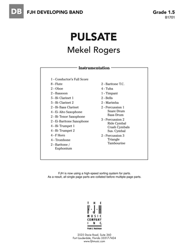Pulsate: Score