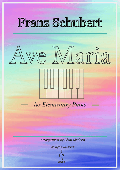 Ave Maria by Schubert - Elementary Piano (Full Score)