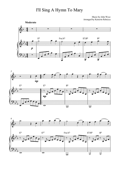 I'll Sing A Hymn To Mary