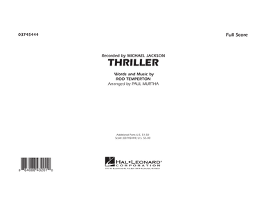 Thriller - Full Score