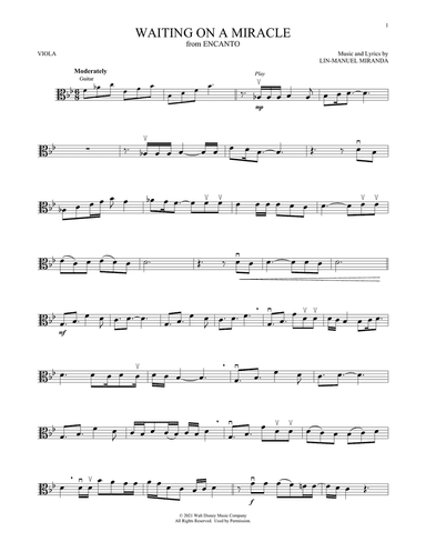 Waiting On A Miracle (from Encanto)