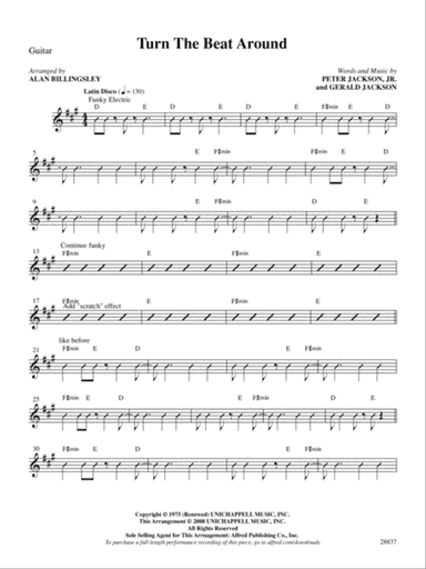 Turn the Beat Around: Guitar