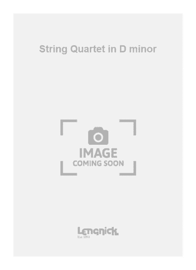 String Quartet in D minor
