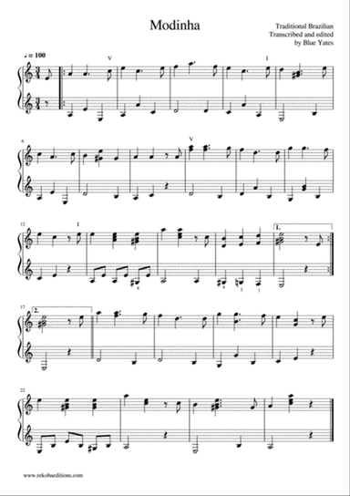 Modinha (Trad. Brazilian)