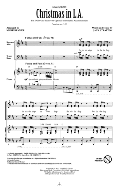 Christmas In L.A. (arr. Mark Brymer)