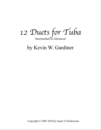 12 Duets for Tuba