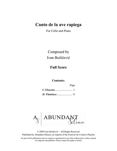 Canto de la ave rapiega