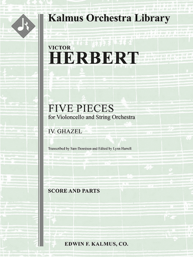 Five Pieces for Cello and Orchestra: IV. Ghazel