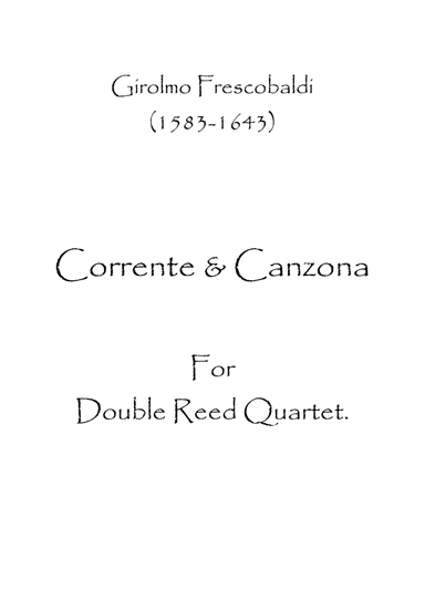 Corrente & Canzona