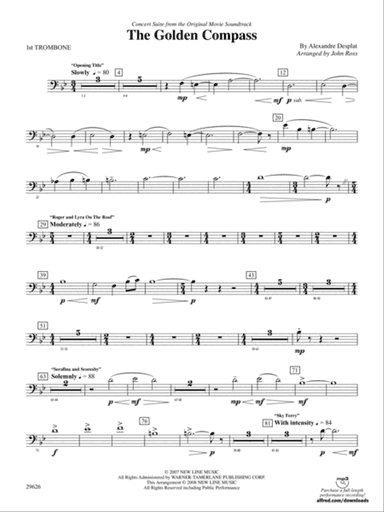 The Golden Compass: 1st Trombone