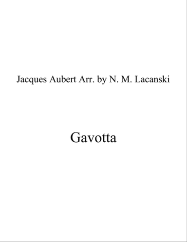 Gavotta for Violin and Cello