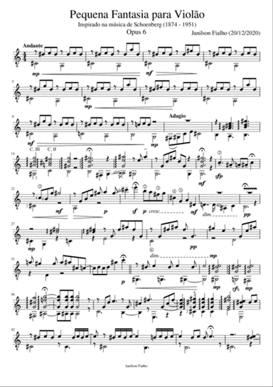 Pequena Fantasia para Violão