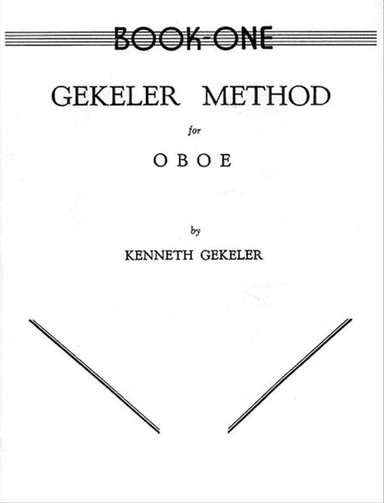 Gekeler Method for Oboe, Book 1