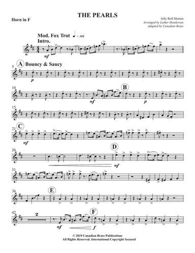 The Pearls - F Horn