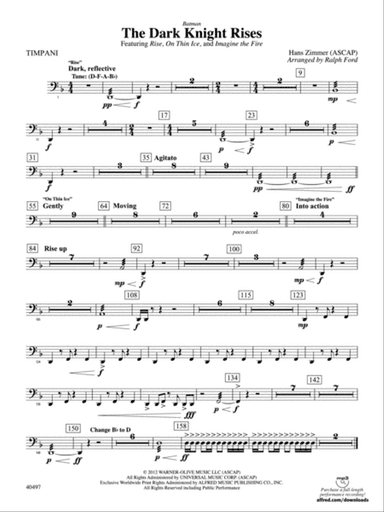 Batman: The Dark Knight Rises: Timpani