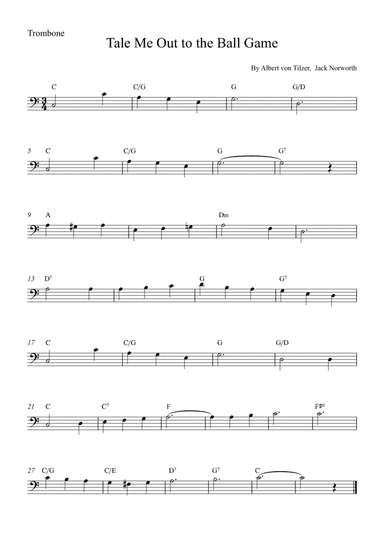 Take Me Out To The Ball Game