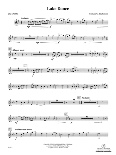Lake Dance: 2nd Oboe