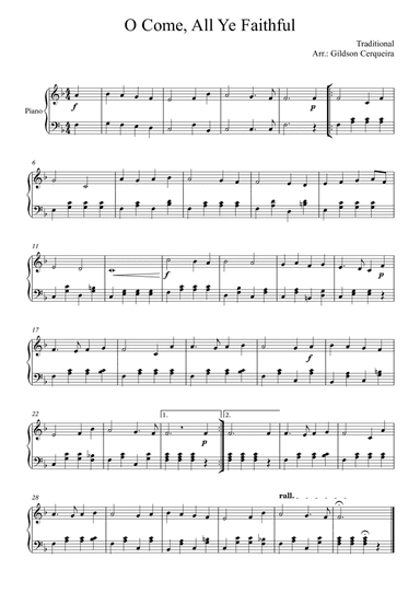 O Come, All Ye Faithful (Adeste Fidelis)