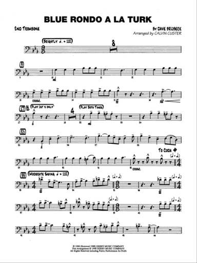 Blue Rondo ala Turk: 2nd Trombone