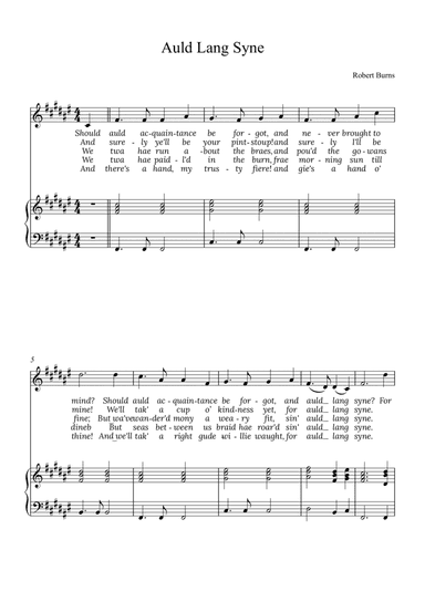 Auld Lang Syne