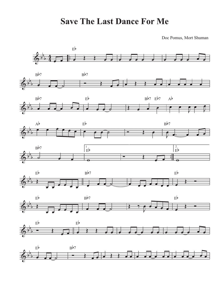 Save The Last Dance For Me