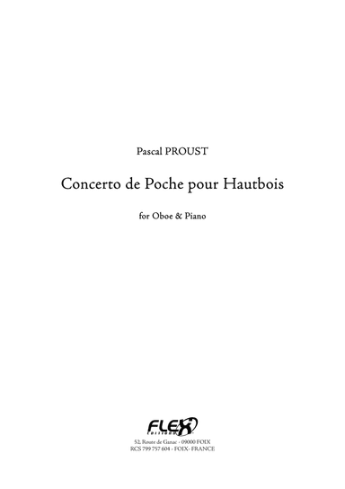 Concerto de Poche pour Hautbois