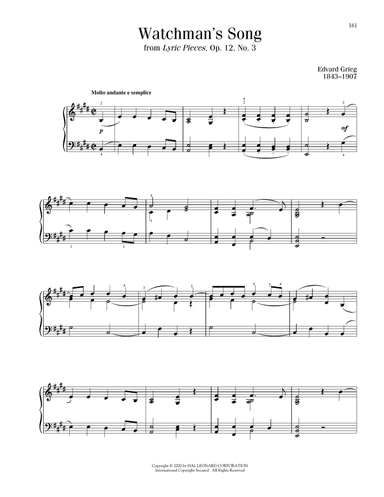 Watchman's Song, Op. 12, No. 3