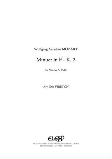 Minuet in F - K. 2