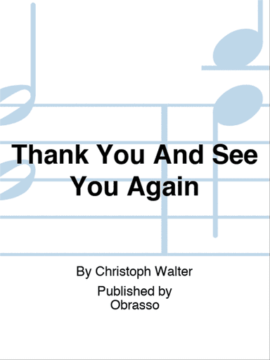 Thank You And See You Again