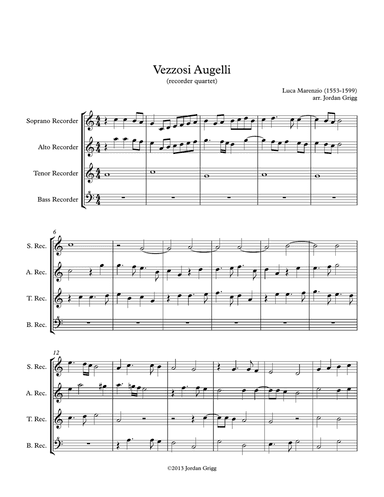 Vezzosi Augelli (recorder quartet)